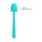Аквамариновый универсальный гибкий вибратор - 13,3 см.