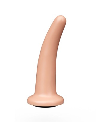 Телесная гладкая насадка Harness - 13,3 см.