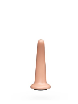 Телесная гладкая насадка Harness - 13,3 см.