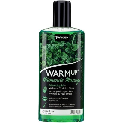 Массажное масло WARMup Mint с ароматом мяты - 150 мл.
