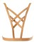 Коричневая упряжь MAZE Cross Cleavage Harness