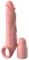 Телесная насадка-удлинитель 2 Inch Silicone X-tension with Strap - 20,3 см.