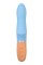 Голубой силиконовый вибратор Bluebell - 18,5 см.