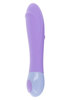 Сиреневый вибратор SEDUCTION MEDIUM PURPLE - 17 см.