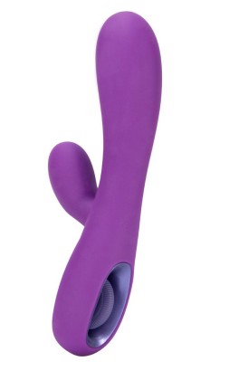 Фиолетовый вибромассажер Tease 6x Rabbit Style со стимуляцией клитора - 17,8 см.