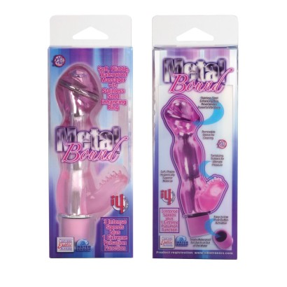 Вибромассажер с металлической дугой в головке - 13 см.