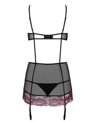 Полупрозрачная сорочка Sedusia с открытой спинкой