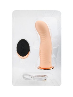 Женский вибрострапон со съемной насадкой и пультом ДУ