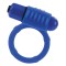 Голубое эрекционнное кольцо с двумя положениями вибростимулятора