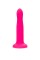 Ярко-розовый, светящийся в темноте фаллоимитатор Sam Glow - 17 см.