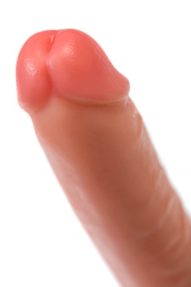 Телесный фаллоимитатор RealStick CALIBER - 20 см.