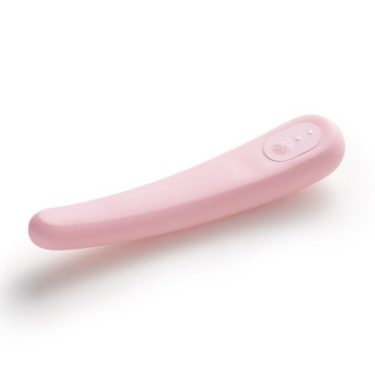 Нежно-розовый вибратор iroha Fit Mikazuki Nadeshiko - 17,7 см.