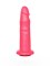 Розовый гелевый анальный фаллоимитатор - 14,5 см.