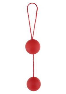 Красные вагинальные шарики JIGGLE LOVE BALLS 