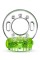 Зеленое эрекционное виброкольцо Arouser Vibrating C-Ring