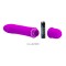 Лиловый мини-вибратор Beck - 12 см.