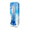 Синий гибкий фаллоимитатор - 20,5 см.