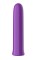 Фиолетовый перезаряжаемый мини-вибратор - 13,7 см.