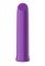 Фиолетовый перезаряжаемый мини-вибратор - 13,7 см.