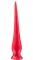 Красный фаллоимитатор  Слинк small  - 35 см.