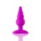 Лиловая анальная пробка Unicorn Playful - 10 см.