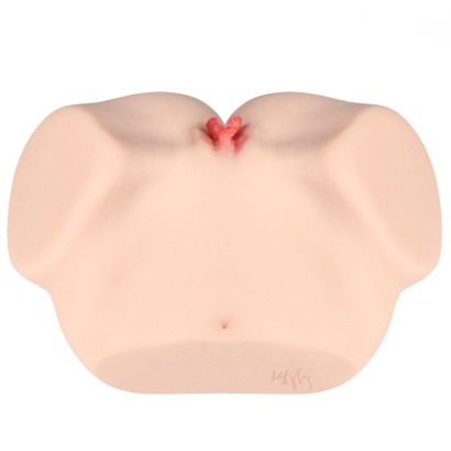 Мастурбатор-полуторс с двойным слоем материала Jenny Onahole Real Vagina