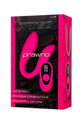 Розовый вибратор для пар Prawno с пультом ДУ