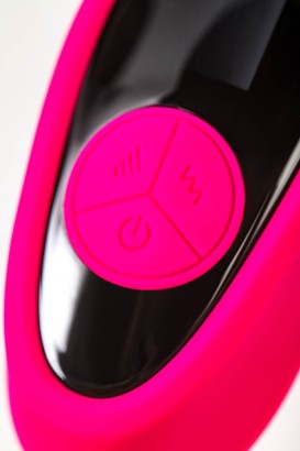 Розовый вибратор для пар Prawno с пультом ДУ