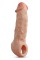 Телесная насадка-удлинитель Intrepid 9.25 Inch Realistic Penis Extender Sleeve - 23,5 см.