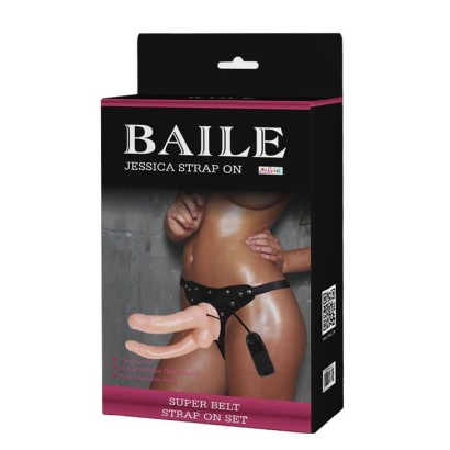 Страпон с двумя фаллосами и вибрацией