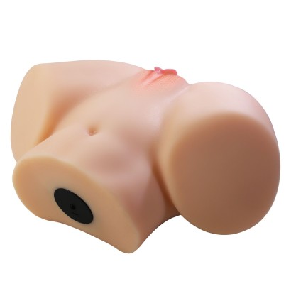 Телесный мастурбатор Vivian с 2 любовными тоннелями