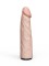 Реалистичный страпон Woman Midi с вагинальной пробкой - 19 см.