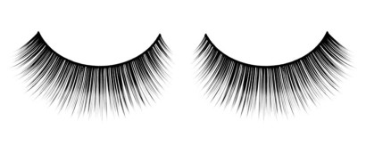 Густые черные накладные реснички Premium