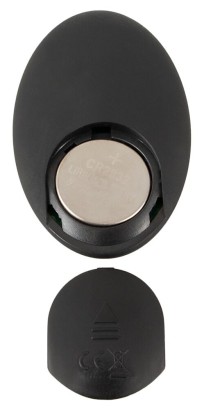 Черный вибростимулятор простаты RC Prostate Massager - 13,1 см.