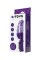 Фиолетовый анально-вагинальный вибратор на присоске A-toys