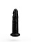 Черный анальный фаллоимитатор - 13 см.
