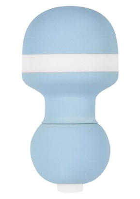 Голубой мини-вибратор PIXIES MINI VIBE - 6 см.