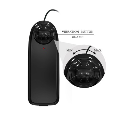 Реалистичный вибратор с функцией расширения - 19,3 см.