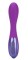 Фиолетовый перезаряжаемый вибромассажер  Infinity 6x - 17,8 см.