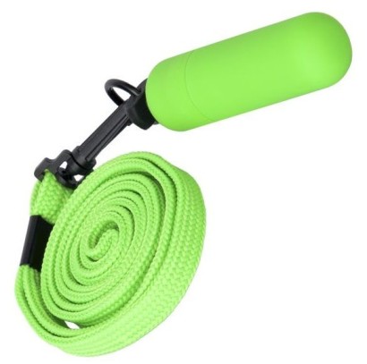 Зеленая вибропуля на ремешке - 5,5 см.