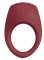 Бордовое эрекционное виброкольцо Ivy