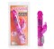 Розовый водонепроницаемый вибромассажер JACK RABBIT