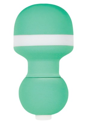 Зеленый мини-вибратор PIXIES MINI VIBE - 6 см.