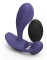 Темно-синий вибромассажер Witty P&G Vibrator with Remote Control