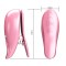 Розовые виброприщепки для сосков Leaf