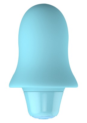 Голубой вибростимулятор STELLA BULLET - 7,5 см.