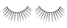 Чёрные накладные разделенные ресницы Deluxe
