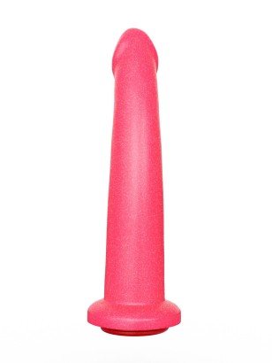 Розовый стимулятор простаты из геля - 18 см.
