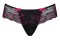 Трусики-стринги Amarone с широким кружевным двухцветным поясом