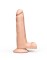 Телесный фаллоимитатор-реалистик на присоске - 16,5 см.